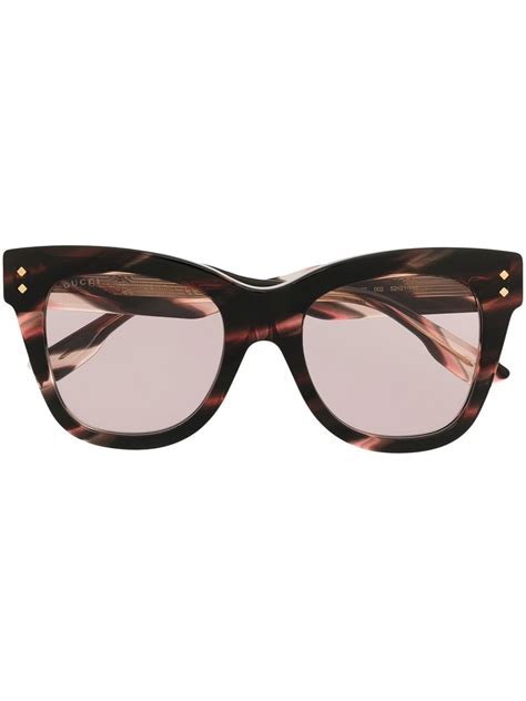 gucci sunglasses women's tortoise shell|55mm cat eye sunglasses gucci.